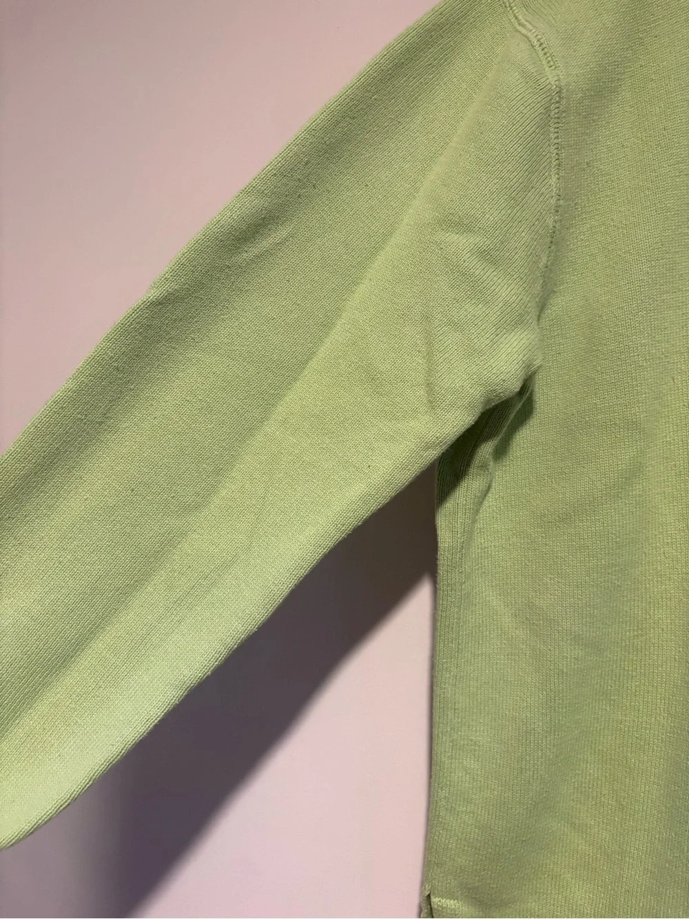 Eddie Bauer Green Crew Neck Cotton Sweater - Picture 4 of 5